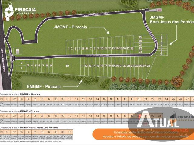 #TR1043 - Terreno para Venda em Piracaia - SP - 2